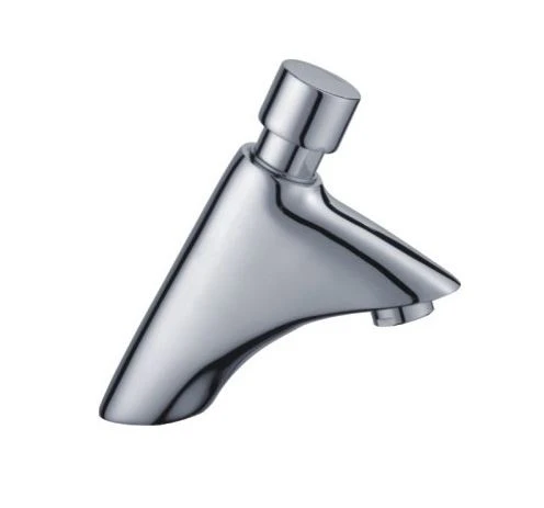 Public Toilet Touch Press Auto Self Closing Water Saving Tap
