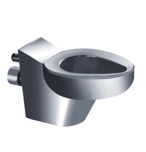 Stainless Steel Wall Mounted Wc Public Toilet